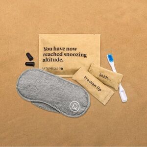 JetBlue Tuft & Needle Mint First Business Class Amenity Toiletry Kit Travel Bag